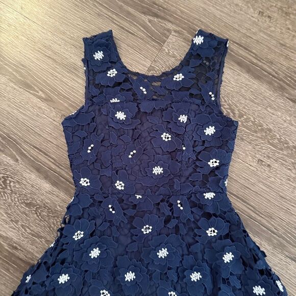 Milly Annemarie 3D Poppy Lace Sleeveless Dress - Picture 4 of 7